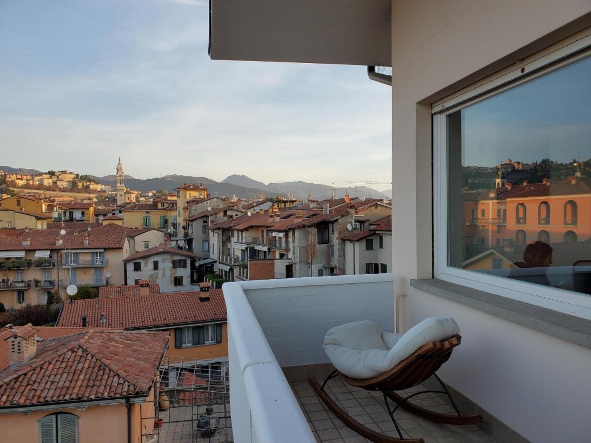 "La Me Ca" Intero Appartamento In Centro Con Vista Sui Colli Бергамо Экстерьер фото